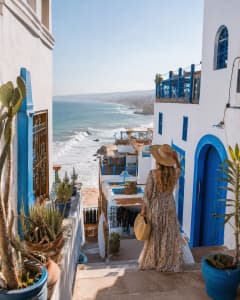 Taghazout panoramic destination view