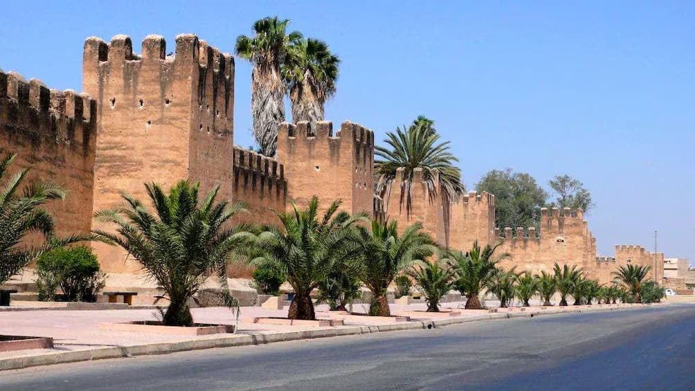 Historic walls of Taroudant and private airport transfer destination