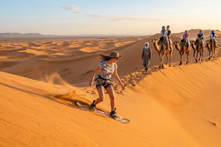Strand von Imi Ouaddar und Ziel für private Flughafentransfers