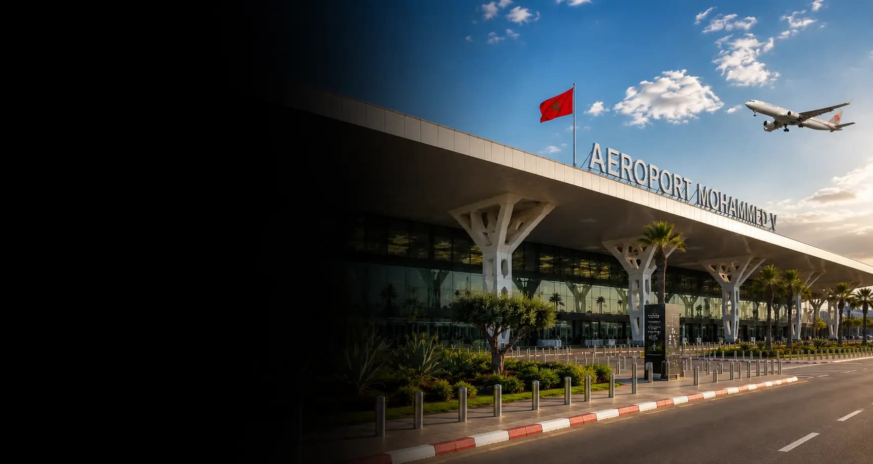 Terminal passeggeri dell'Aeroporto di Casablanca Mohammed V e servizio di trasferimento aeroportuale