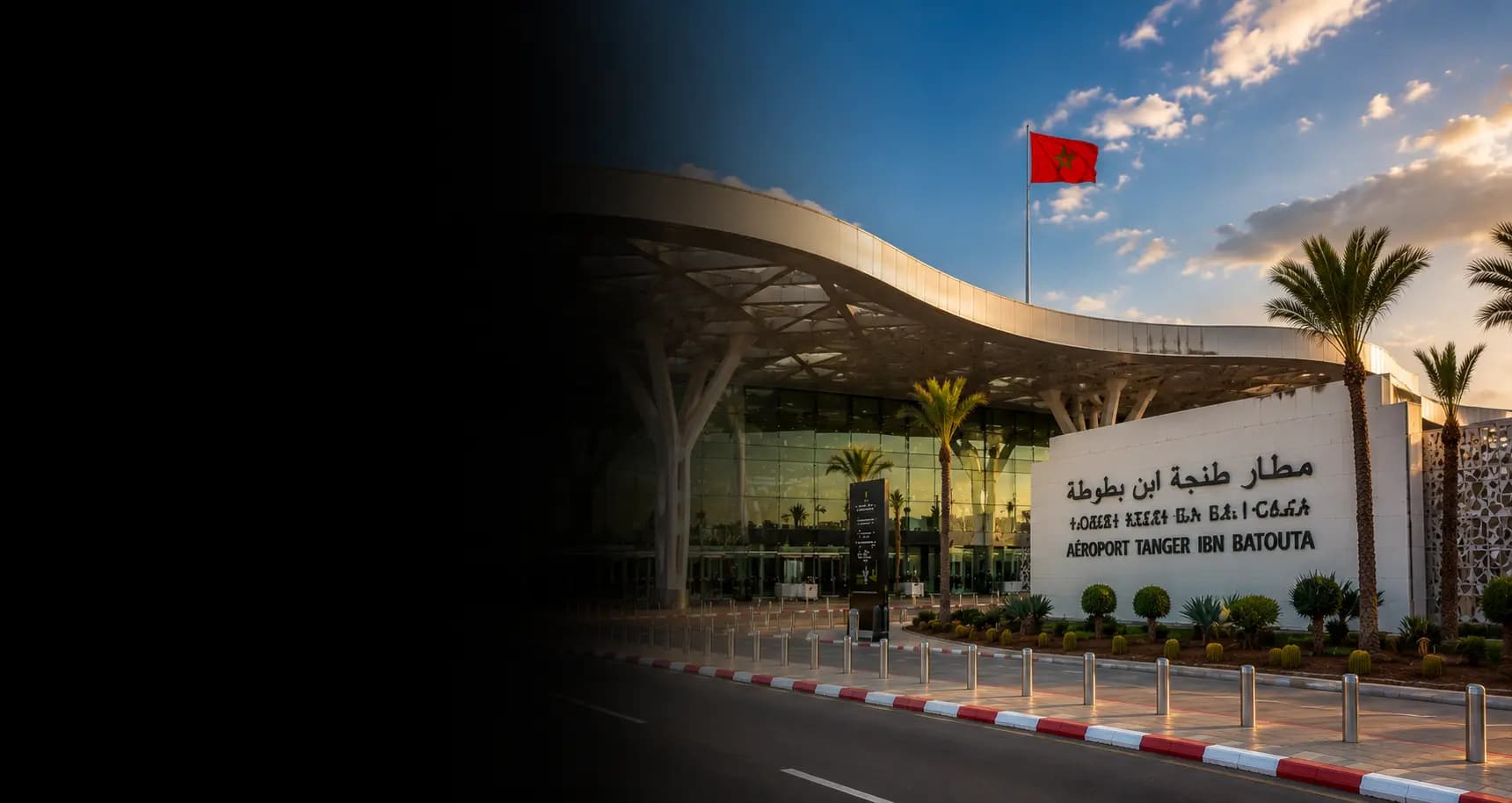 Terminal passeggeri dell'Aeroporto di Tangeri Ibn Battouta e servizio di trasferimento aeroportuale