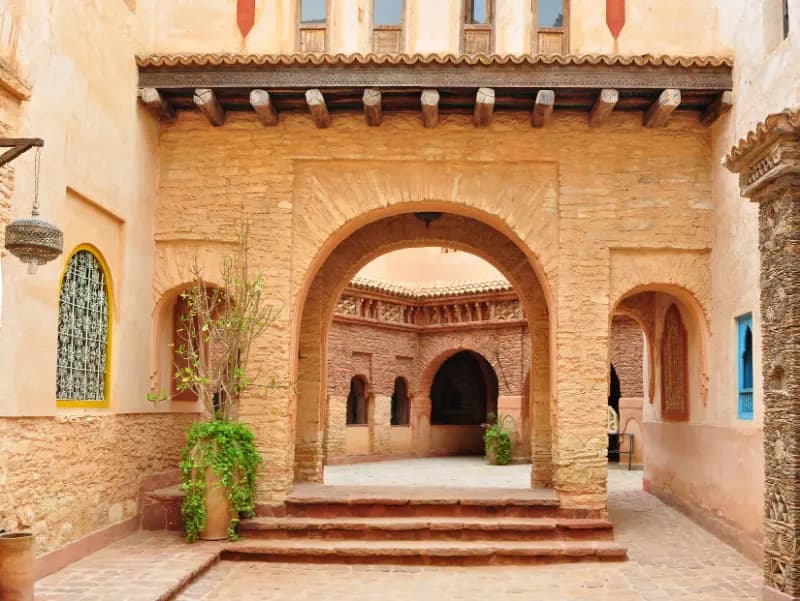 Agadir architecture and local atmosphere