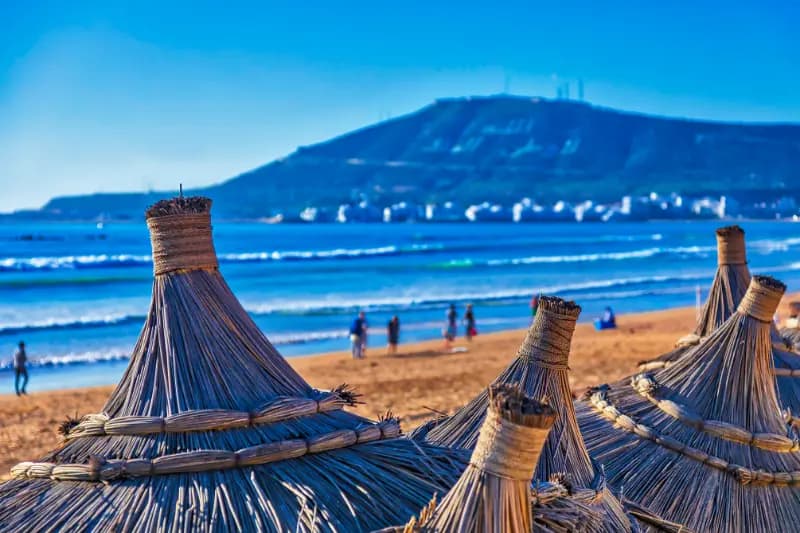 Agadir marina, Atlantic coast and private airport transfer destination