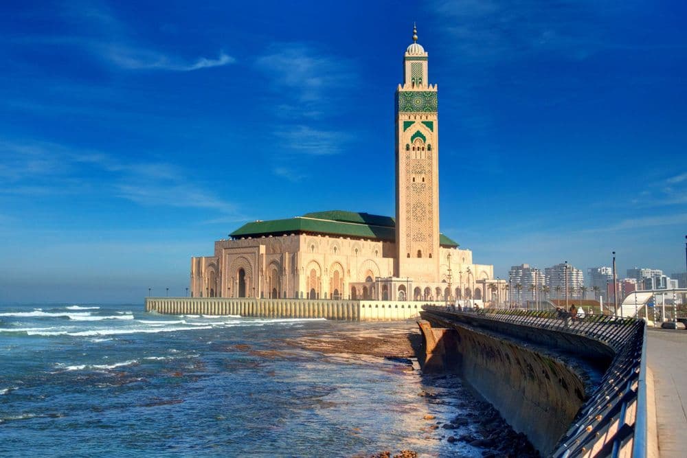 الدار البيضاء ومسجد الحسن الثاني