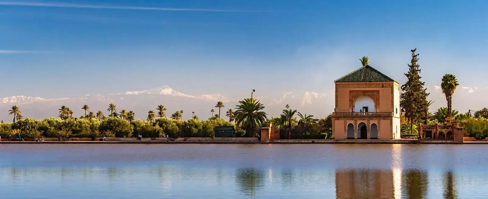 Marrakech medina architecture and private airport transfer destination