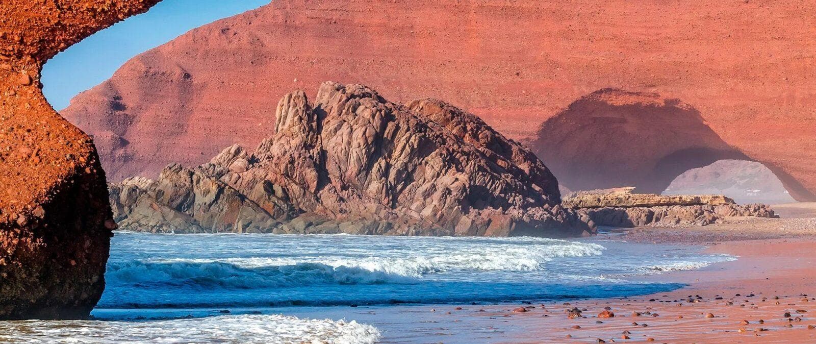 Sidi Ifni coastline and private airport transfer destination