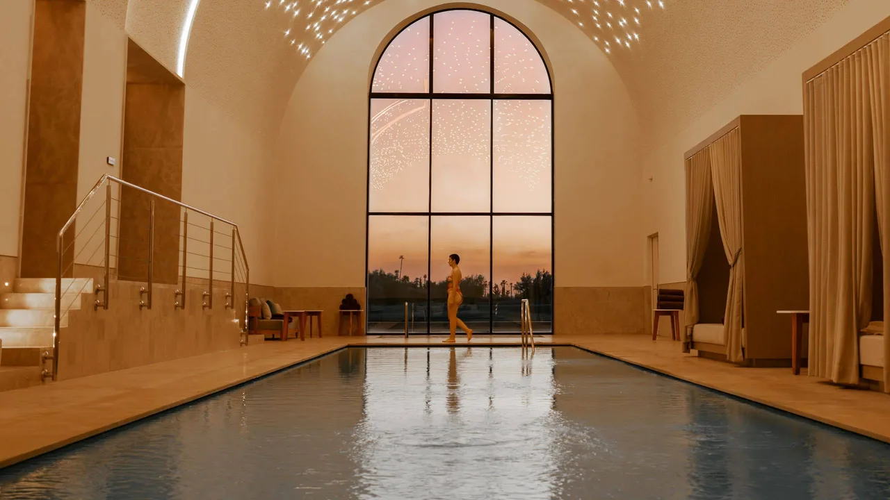 Piscine intérieure du spa — Park Hyatt Marrakech