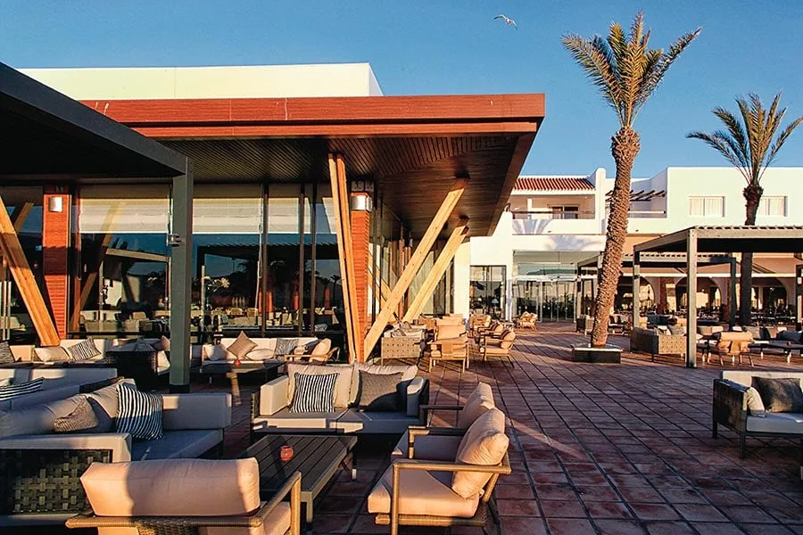 Terrasse et espaces de restauration — Riu Tikida Dunas